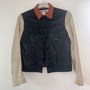 Vintage Comme des Garcons Black Leather Jacket